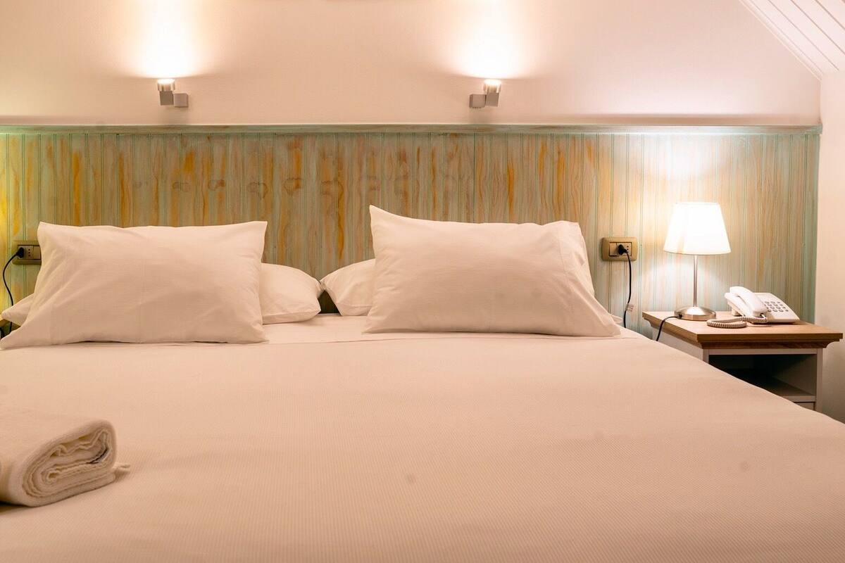Standard Double Room | Egyptian cotton sheets, premium bedding, down comforters