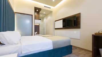 Economy-Doppel- oder -Zweibettzimmer | Hochwertige Bettwaren, Minibar, Zimmersafe, Schreibtisch