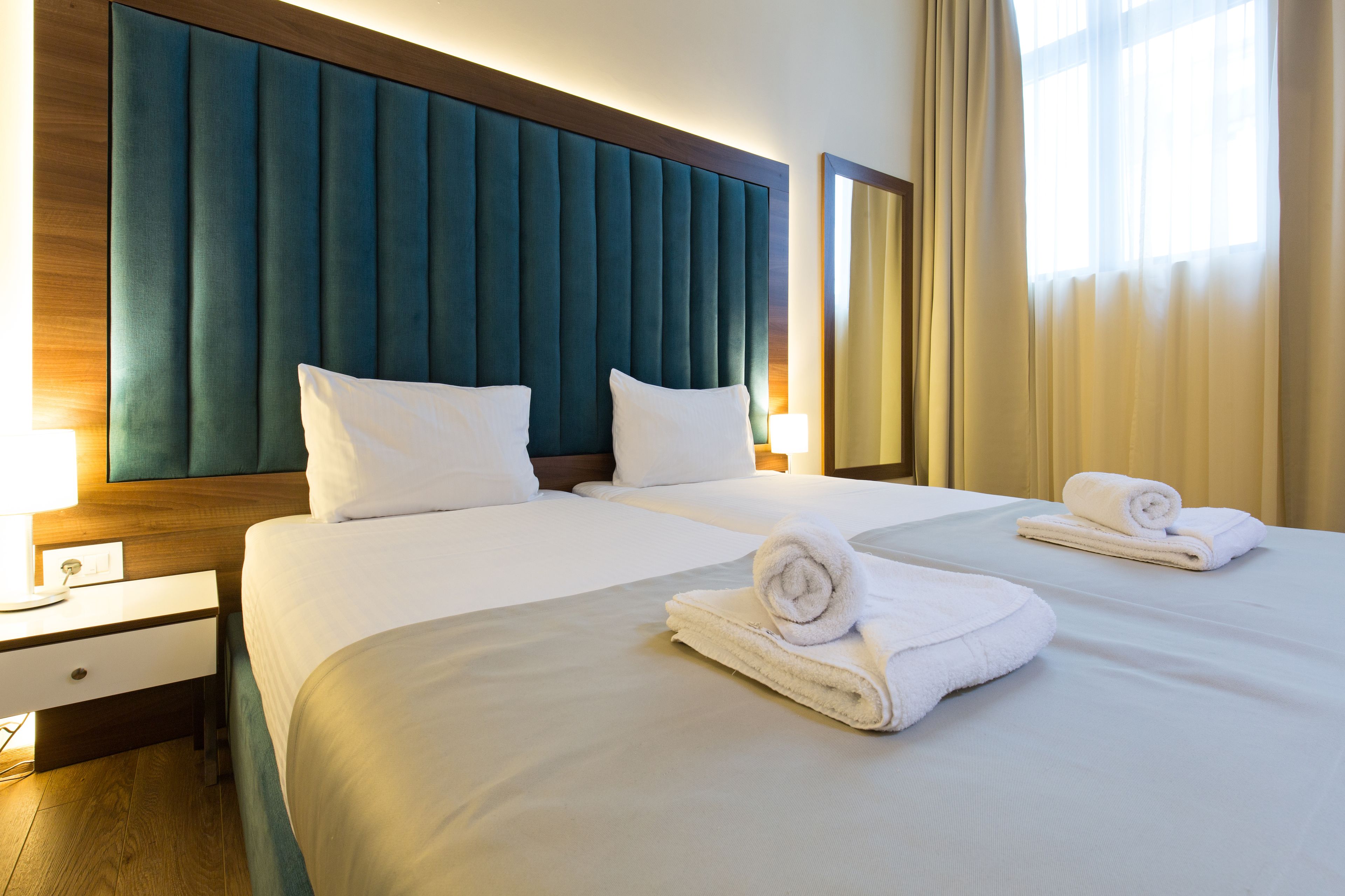 superior double or twin room | premium bedding, minibar, in-room safe, desk