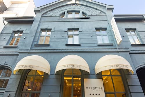 Fassade der Unterkunft