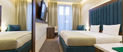 Biancheria da letto di alta qualità, minibar, una cassaforte in camera