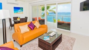 Luxury-Villa, 1 Schlafzimmer, Meerseite | Sitzecke in der Lobby