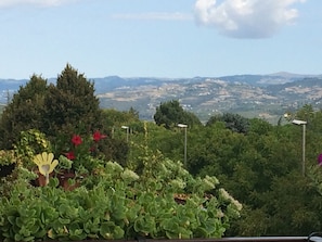 Utsikt fra overnattingsstedet