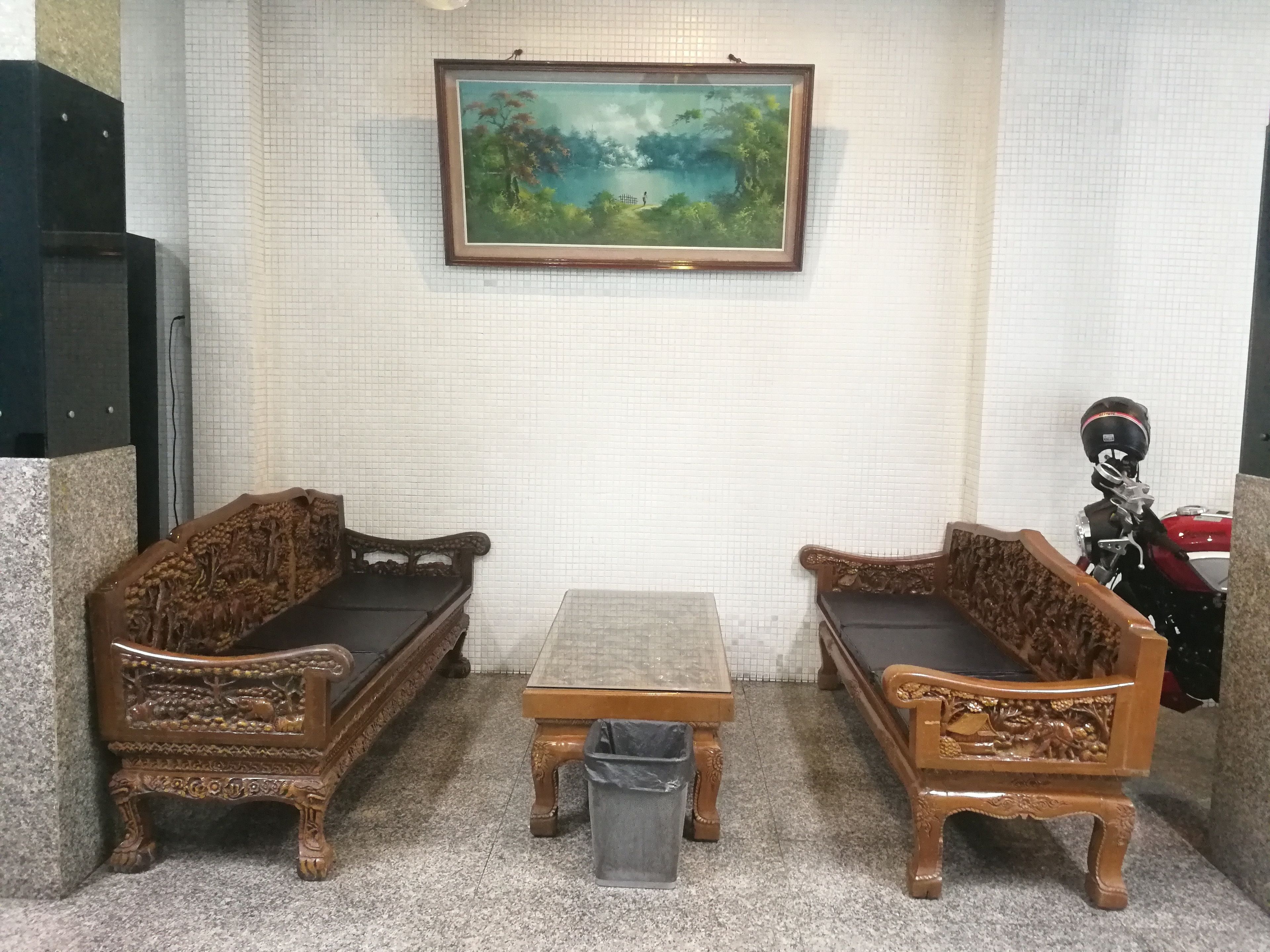 Lobby sitting area