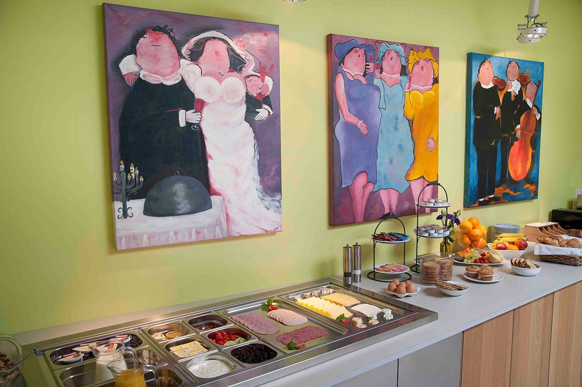 daily buffet breakfast (eur 7 per person)