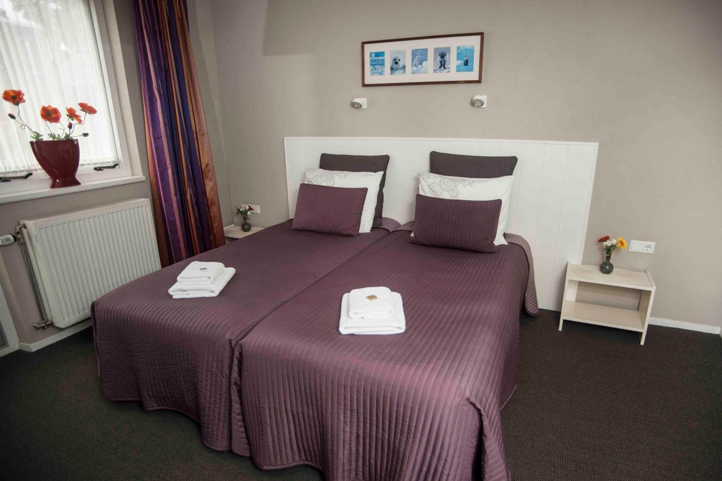 premium bedding, desk, iron/ironing board, free cots/infant beds