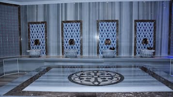 Sauna, steam room, Turkish bath, 2 treatment rooms