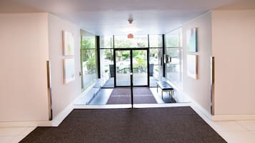 Interior entrance
