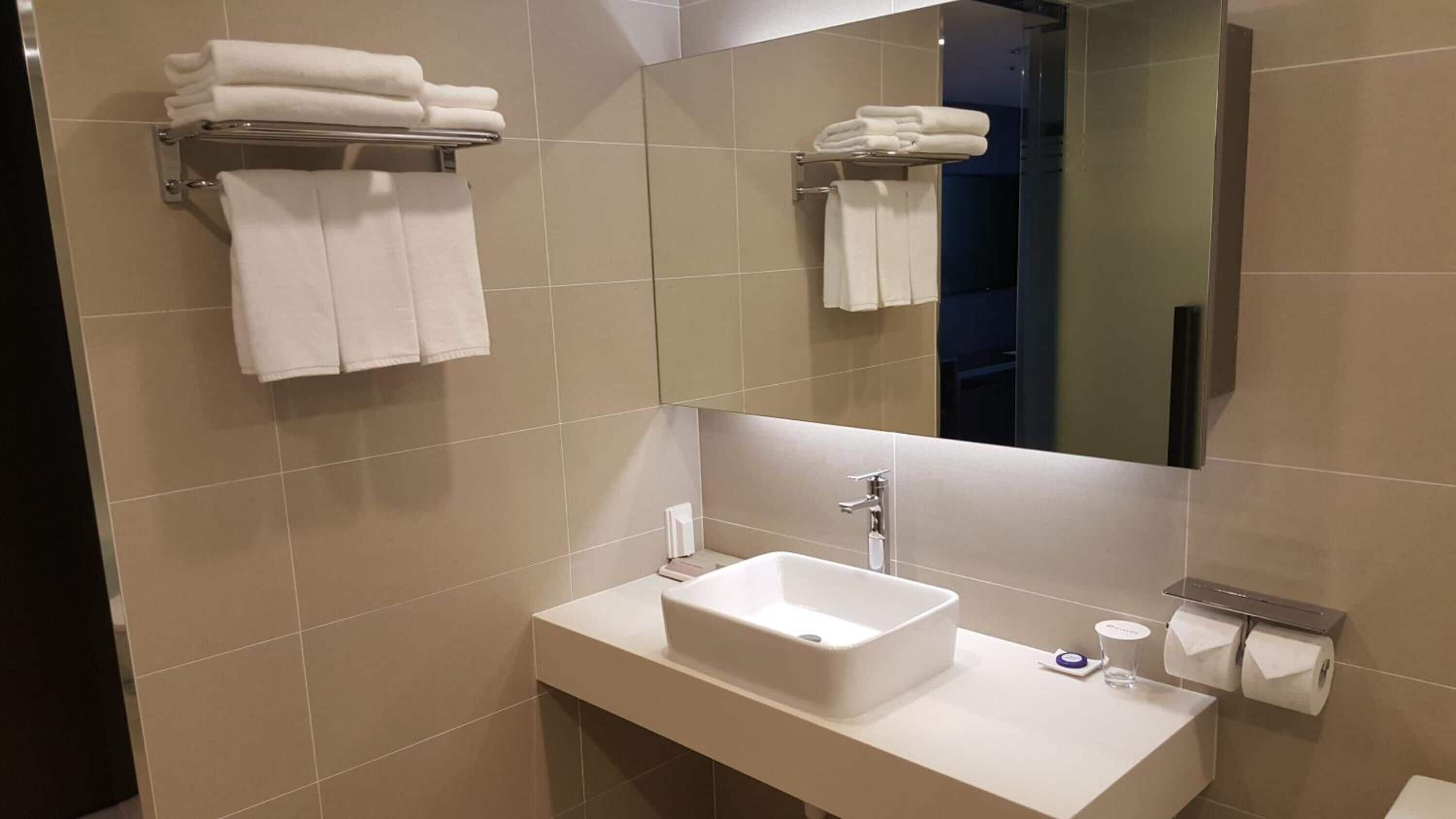 shower, free toiletries, hair dryer, bathrobes