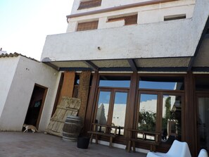 Majoituspaikan sisäänkäynti