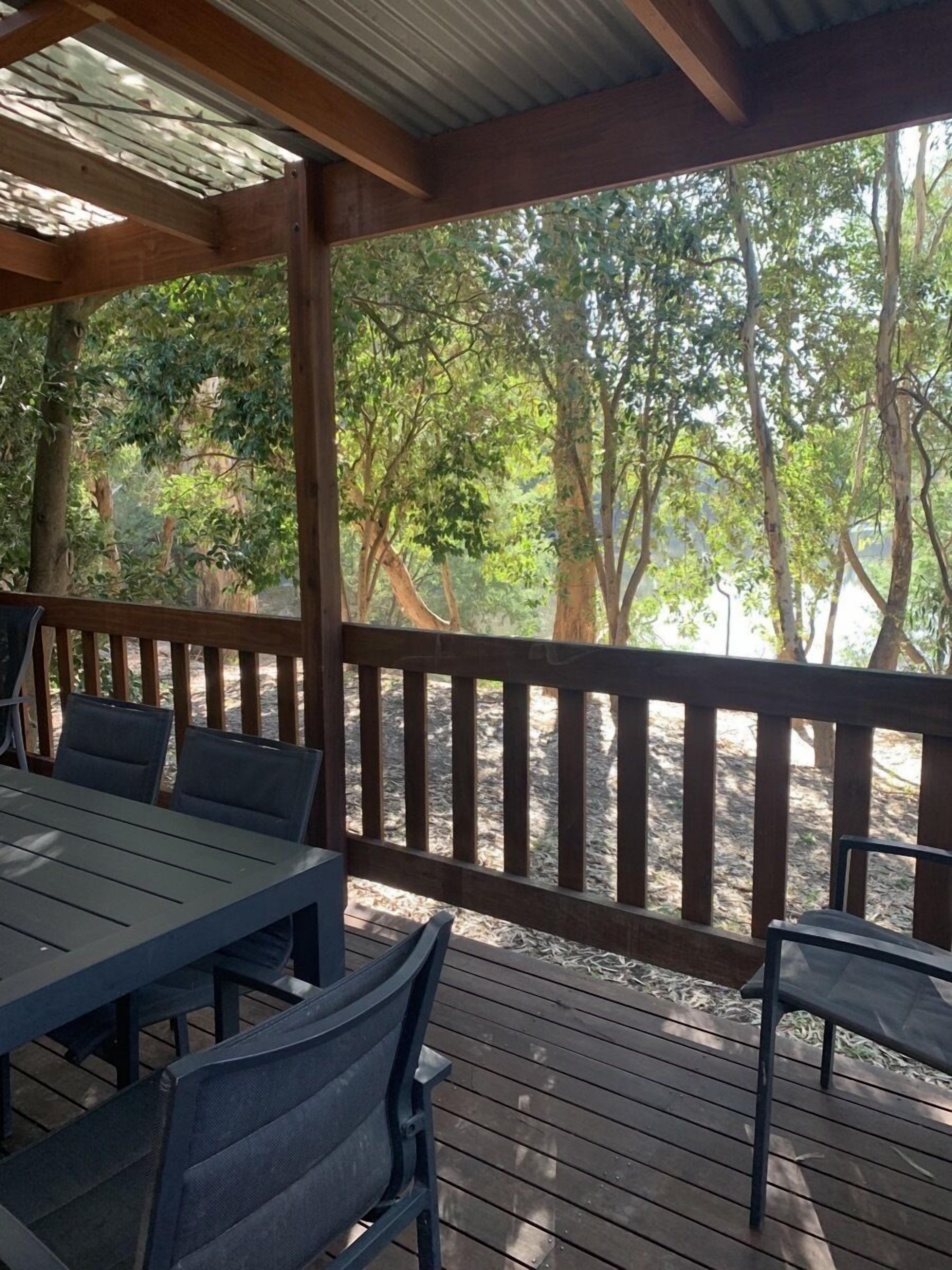 Cabane Luxe, 3 chambres, vue fleuve | Terrasse/Patio