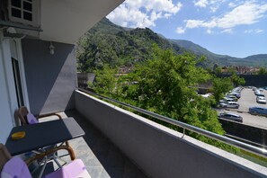 Dúplex Deluxe, 2 habitaciones, vista al mar | Balcón