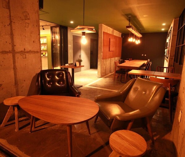 Sala de estar en el lobby