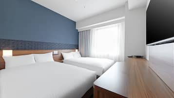 Habitación estándar con 2 camas individuales, no fumadores | 1 dormitorio, espacio para trabajar con un portátil, cortinas opacas