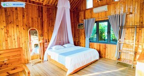 Blackout curtains, soundproofing, free WiFi, bed sheets - Ninh Binh Eco Garden (Gia Vien)