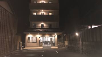 Front of property - evening/night