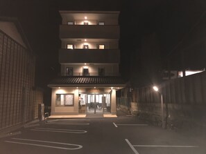 Front of property - evening/night