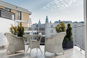 Superior Double Room, 1 King Bed | Balcony view