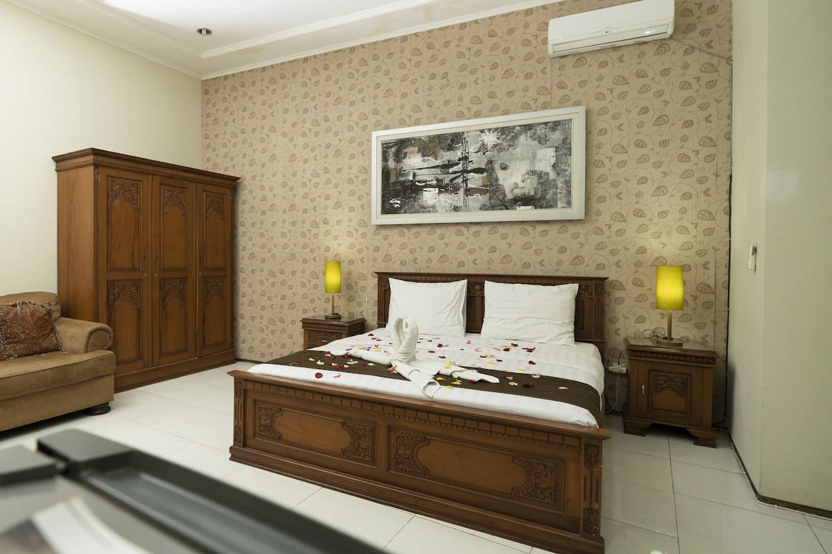 Suite Double | 1 slaapkamer, een bureau, geluiddichte muren, gratis wifi