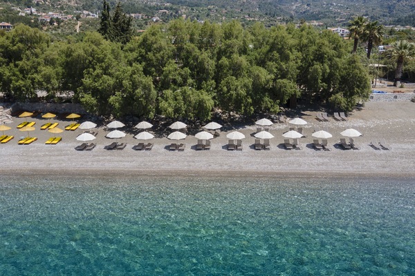 Private beach