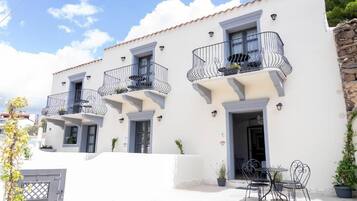 Majoituspaikan julkisivu