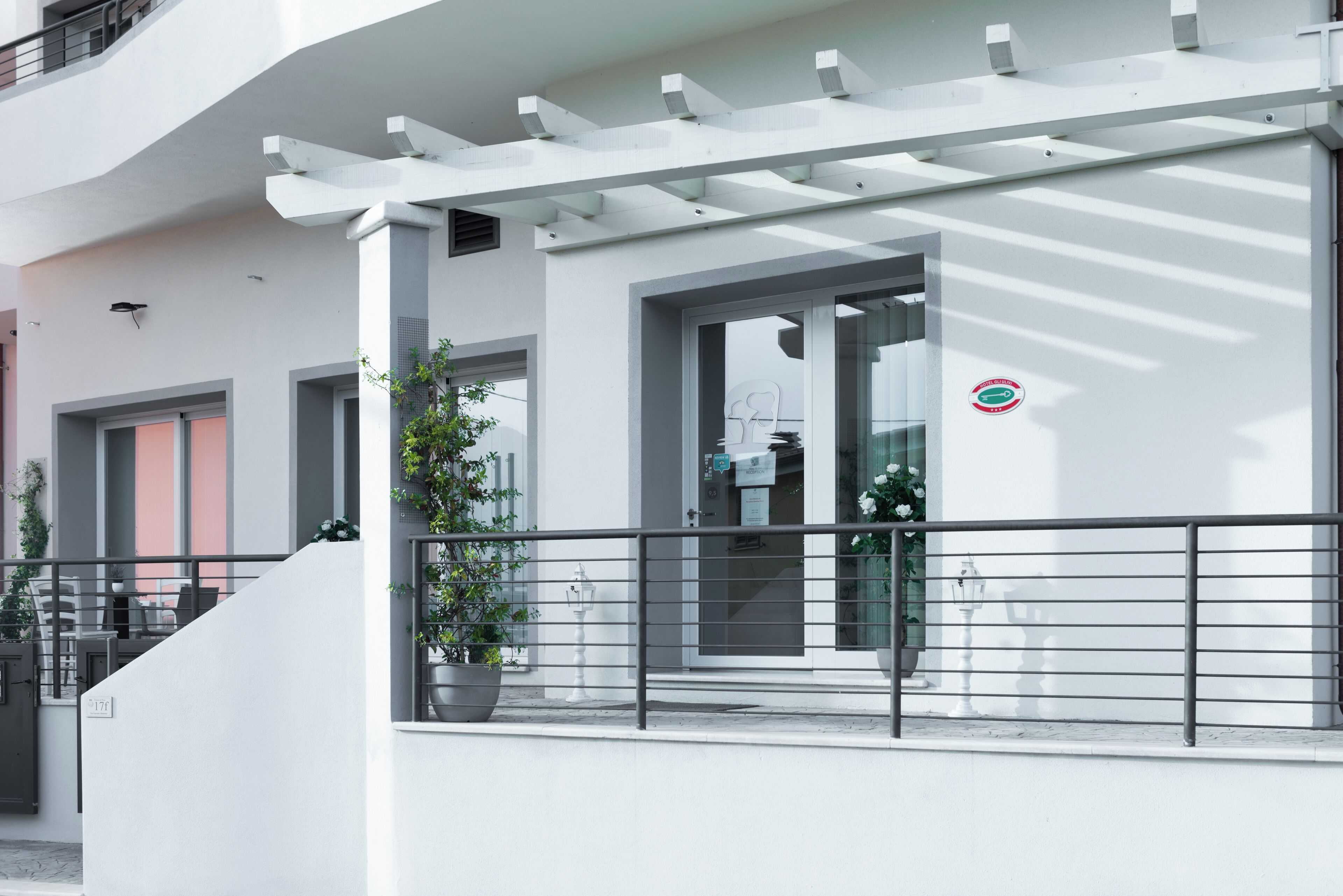 Fassade der Unterkunft