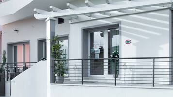 Majoituspaikan julkisivu