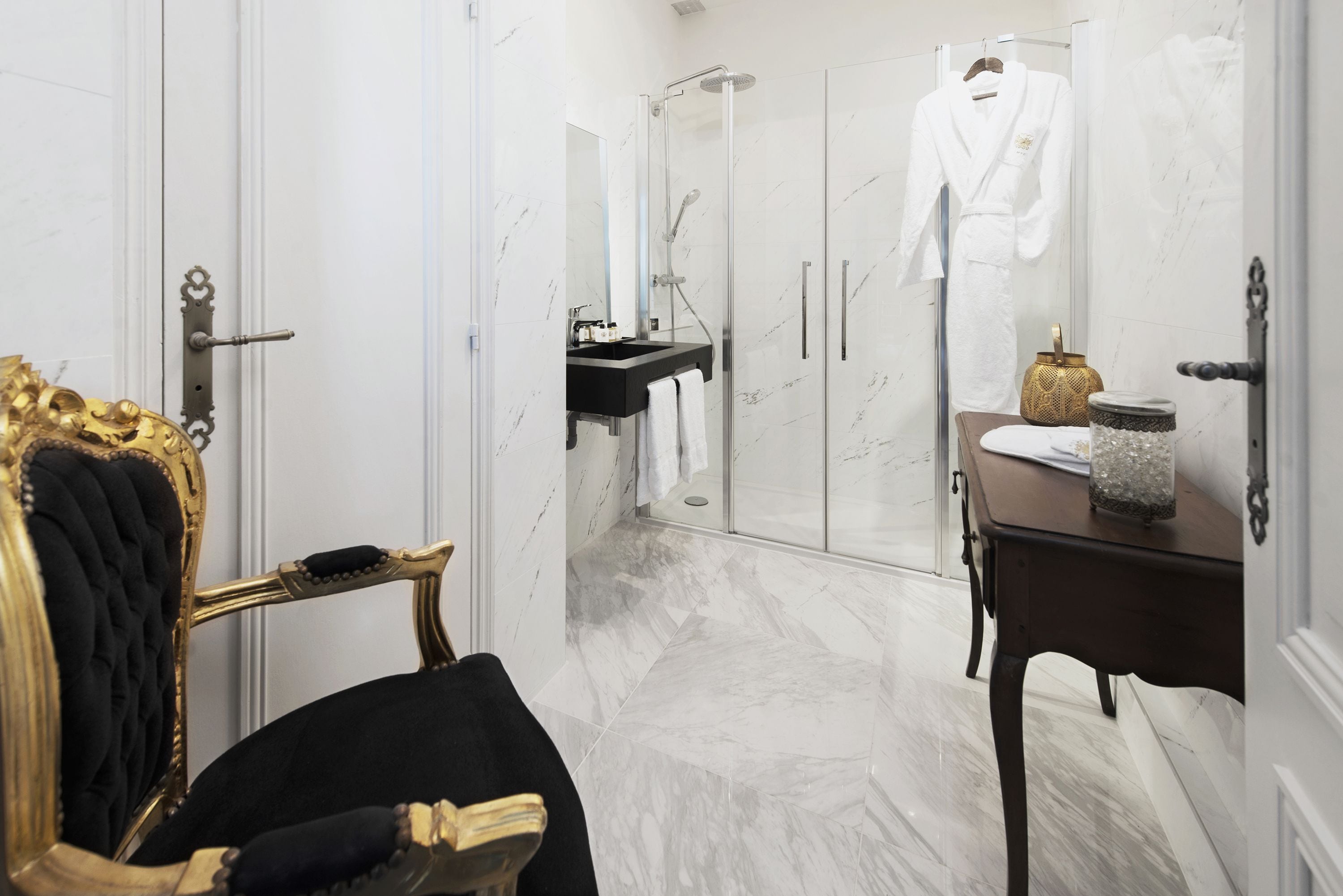 free toiletries, hair dryer, towels, soap