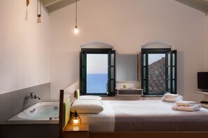 Junior Suite, Sea View | 1 bedroom, premium bedding, desk, iron/ironing board - Kalnterimi Suites (Monemvasia)