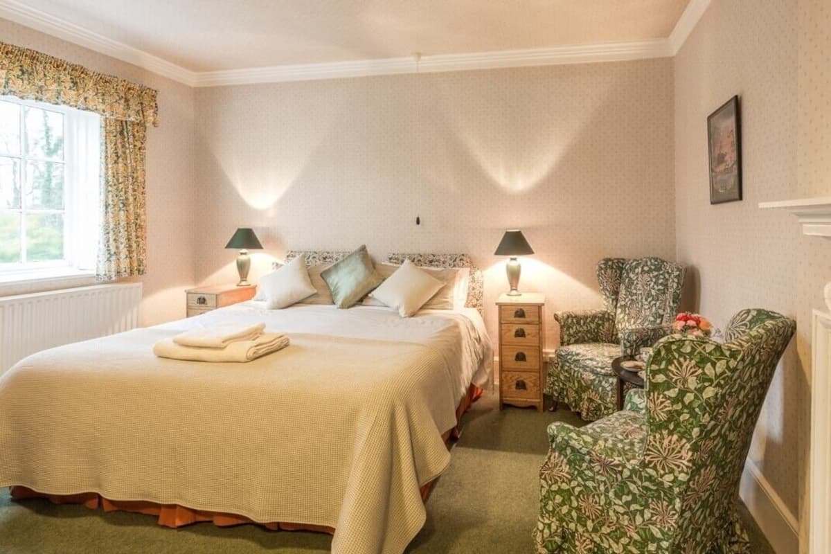 Classic Double or Twin Room, Ensuite, Garden View (Green Room)