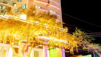 Front of property – evening/night