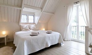 2 chambres, literie de qualité supérieure, bureau, chambres insonorisées