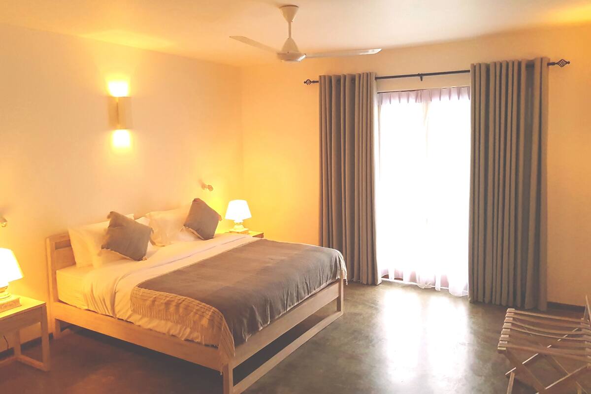 Vila panorâmica, vista para a montanha | 1 quarto, roupas de cama premium, escrivaninha