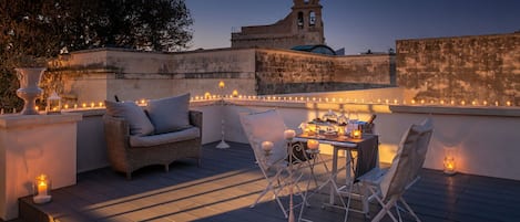 Terrasse sur le toit