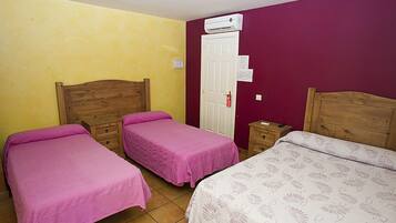 Blackout curtains, free cots/infant beds, bed sheets