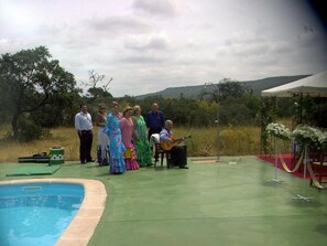 Piscina externa sazonal