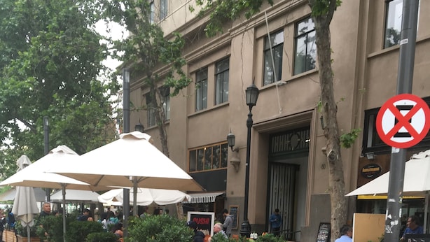 Sun deck - La Moneda House (Santiago)