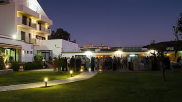 Front of property – evening/night