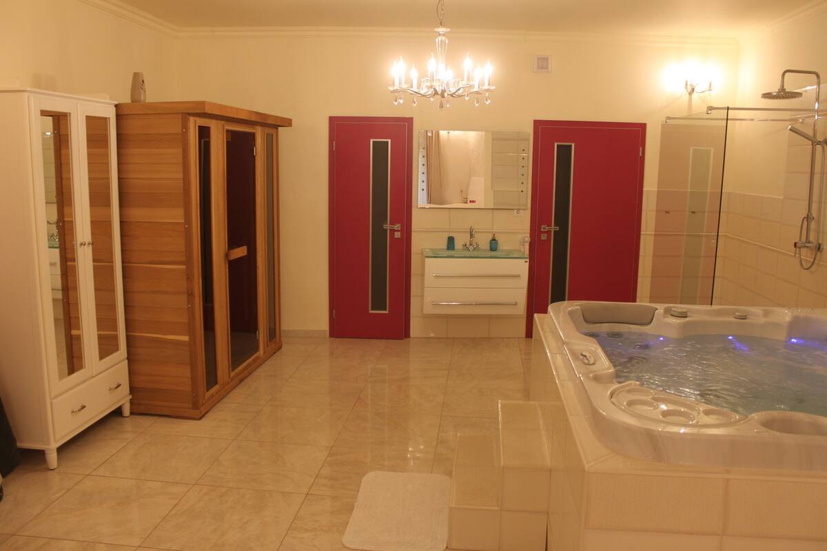 apartment (president apartment with wellness) | indoor spa tub