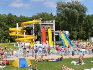 Enjoy thrilling water slides and fun for all ages.