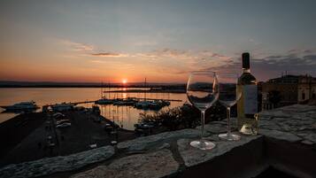 Romantic Suite, Terrace, Sea View | Terrace/patio