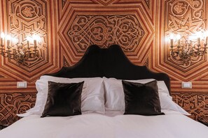 Premium bedding, down duvets, Select Comfort beds, minibar