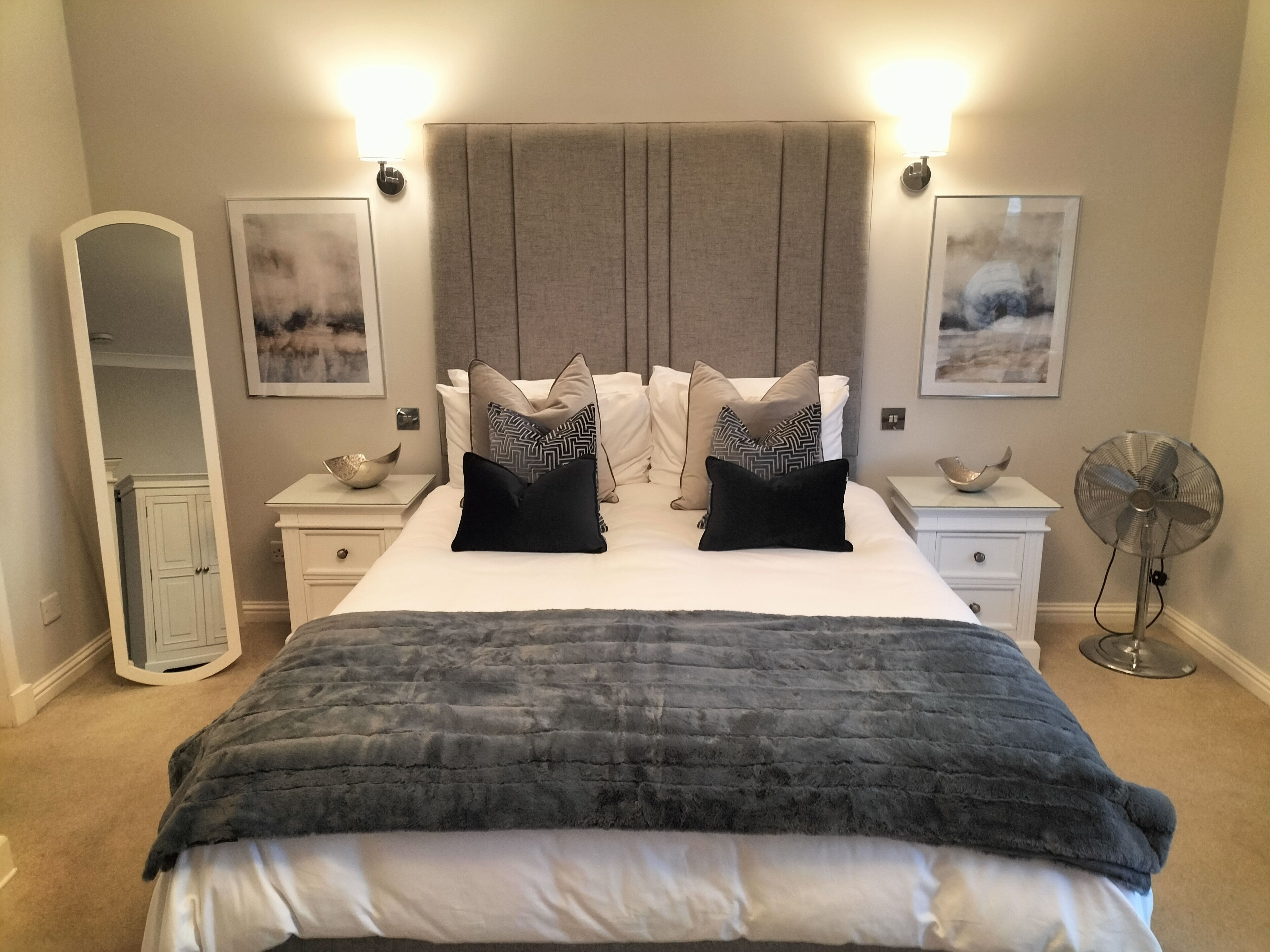 Habitación de lujo con 1 cama matrimonial o 2 individuales | Sábanas de algodón egipcio y ropa de cama de alta calidad 