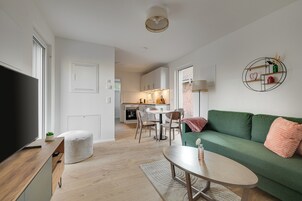 Apartamento conforto | Área de estar | Pisos aquecidos