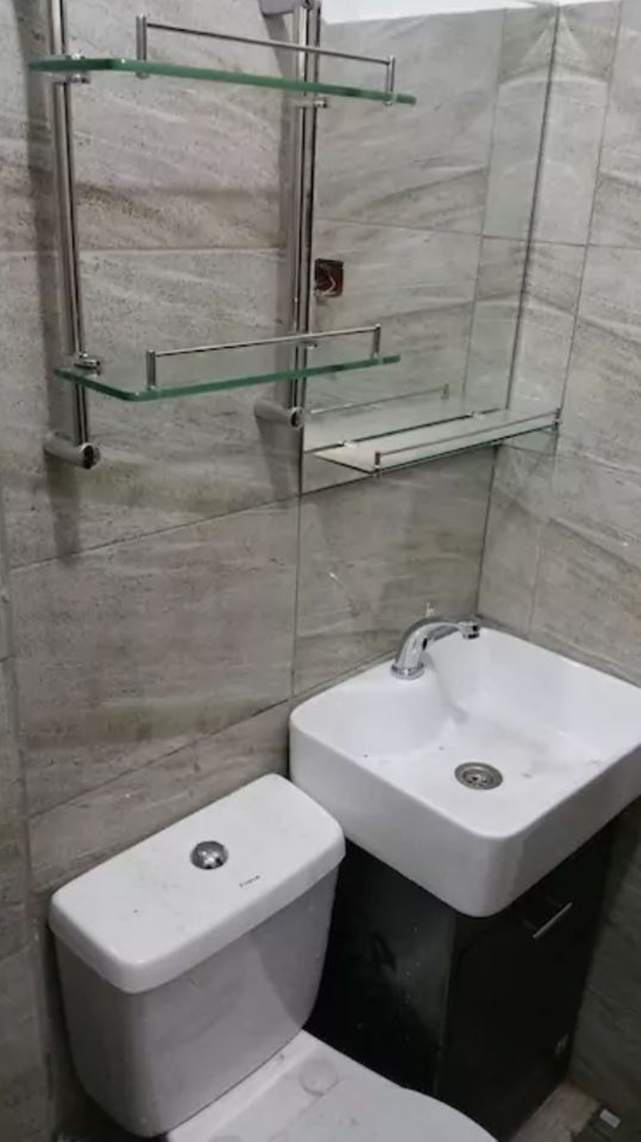 Shower, free toiletries, hair dryer, slippers