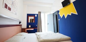 Daunenbettdecken, Zimmersafe, Verdunkelungsvorhänge, kostenloses WLAN