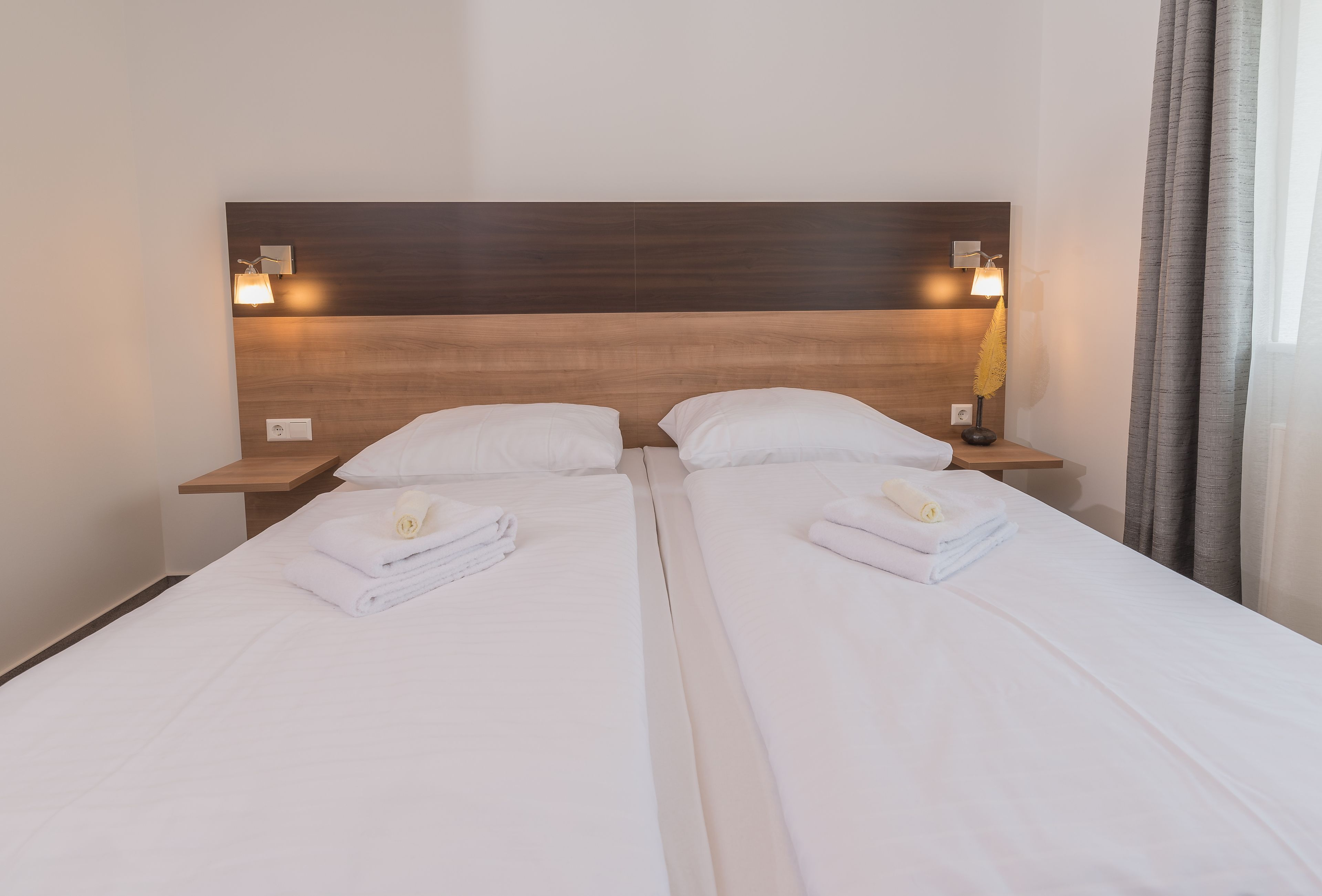 desk, blackout curtains, soundproofing, iron/ironing board