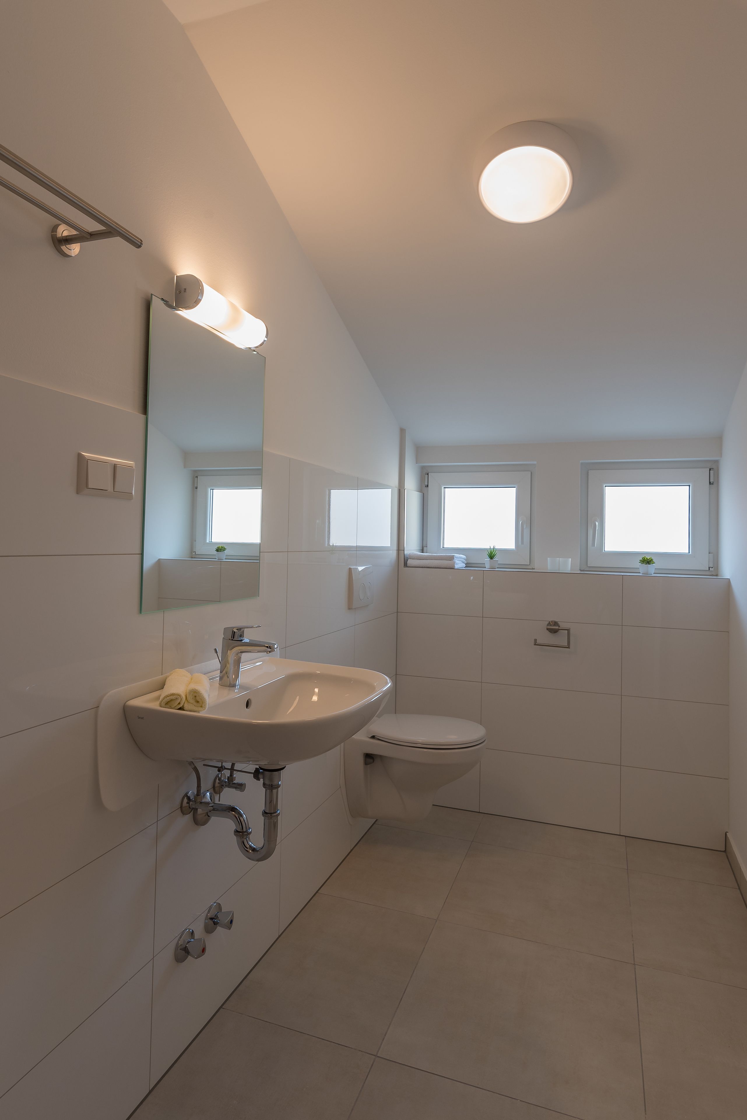 free toiletries, hair dryer, towels