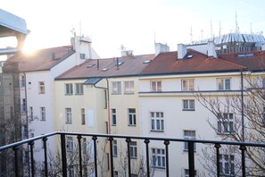 Vue depuis lâhĂ©bergement