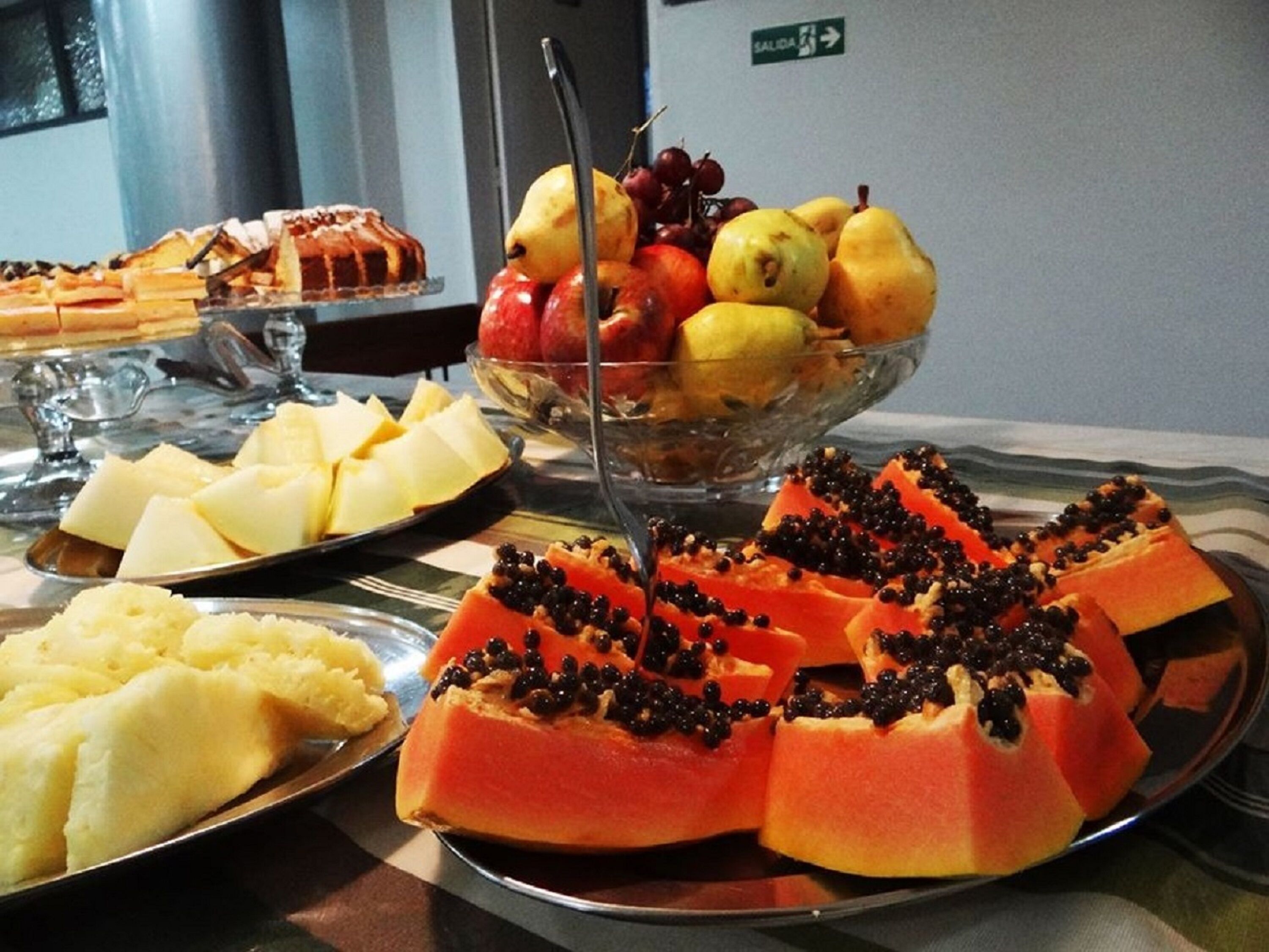 Free daily buffet breakfast